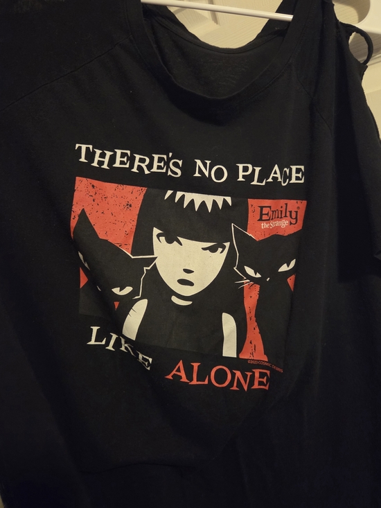 Hot Topic Tops - Emily the Strange 'There's No Place Like Alone' Graphic Tee